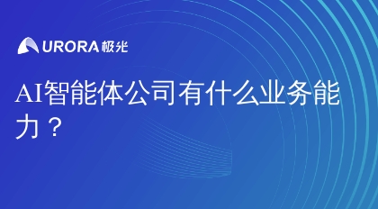 AI智能体公司有什么业务能力？